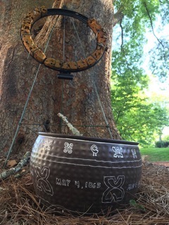Libation Urn Placed by African American Protestors on May 4, 2017